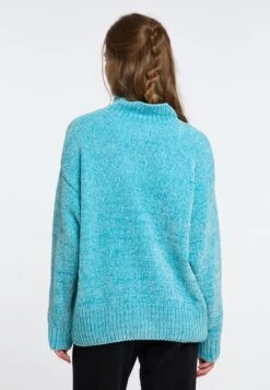 IZIA Fijngebreide Truien Trui Gaya Dames Blauw -Kleding Verkoop d4127170c7e014b6595c7a378bcc522d