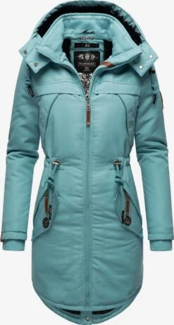 Voorkant 44 Marikoo Parkas Winterparka Kamii Dames Blauw