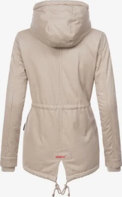 Marikoo Winterjassen Winterjas Manolya Dames Lichtbeige -Kleding Verkoop d97603563c5df707347bfb1b941125f9