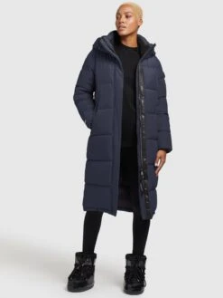 Khujo Wintermantels Wintermantel TIONE Dames Navy -Kleding Verkoop e5800cf4d841b8f365225f3d7efd83c5