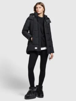 Khujo Winterjassen Winterjas Eunice Dames Zwart -Kleding Verkoop e75719ef78888026403a8b5f8110b450