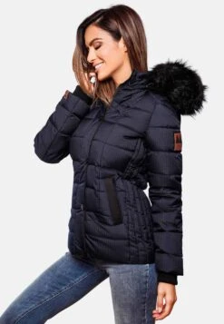 Marikoo Winterjassen Winterjas Unique Dames Nachtblauw -Kleding Verkoop e9ddf57d8391c8d4161c417c25e73082
