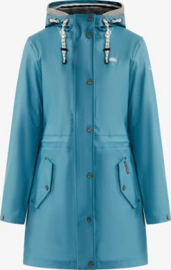 Schmuddelwedda Regenmantels Functionele Mantel Altiplano Dames Blauw