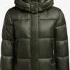 Khujo Winterjassen Winterjas Valona Dames Donkergroen -Kleding Verkoop ee23a40b67ebf198287e24b757e2c2c5