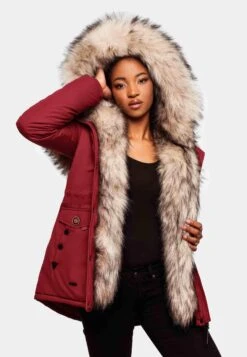 Navahoo Parkas Winterparka Sweety Dames Rood -Kleding Verkoop f3068bd37425ce1f792e1615e8eeaa92