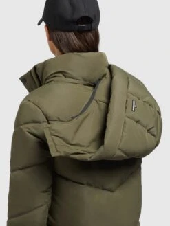 Khujo Wintermantels Wintermantel TORINO3 Dames Kaki -Kleding Verkoop f64198f99ef016e6ceebb472fb37b1ad