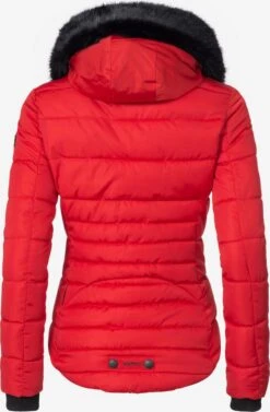 Marikoo Winterjassen Winterjas Lotusblüte Dames Rood -Kleding Verkoop f729738ef09aedaab1e981cd271ab1a1