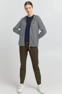 OXMO Outdoor Jassen Fleece Jas Pebbles Dames Grijs -Kleding Verkoop f7fa3b79808c56756c27f3bba4f618e2