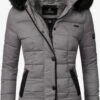 Marikoo Winterjassen Winterjas Unique Dames Donkergrijs -Kleding Verkoop fc492182f7b8e72497a085dd19b7f491